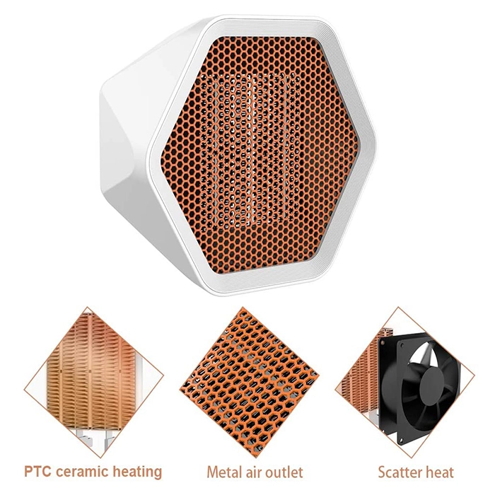 Tabletop Heater Black